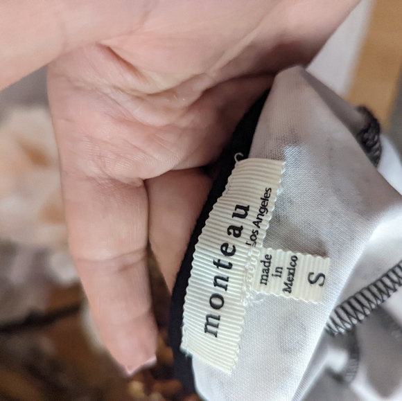 Monteau Leopard print peplum top - Picture 7 of 7